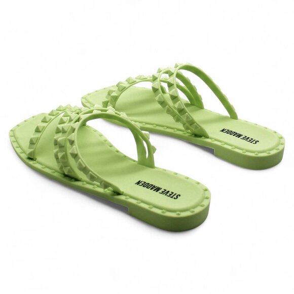 Skyler Womens Square Toe Slip on Flat Sandals - Picture 7 of 8